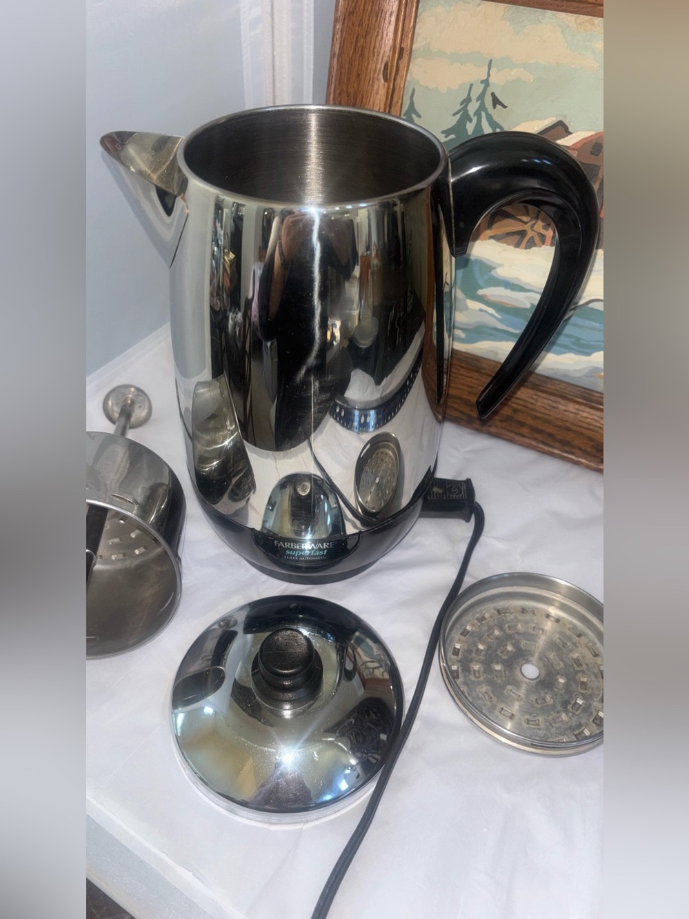 Vintage Farberware Superfast percolator